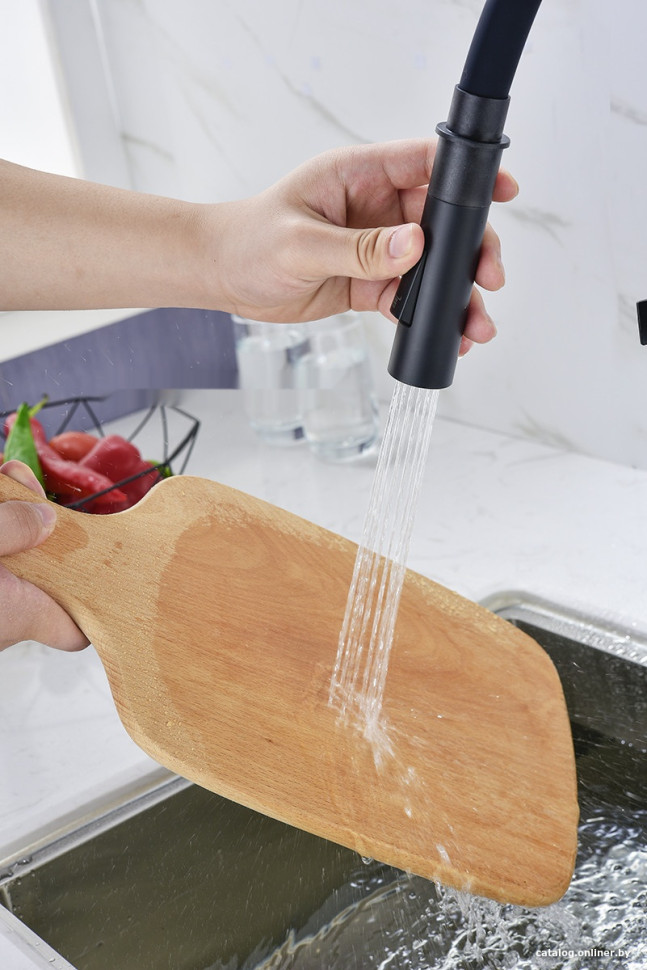 Смеситель Paulmark Halt HA214021-NI (черный/никель) Смеситель Paulmark Halt HA214021-NI (черный/никель)