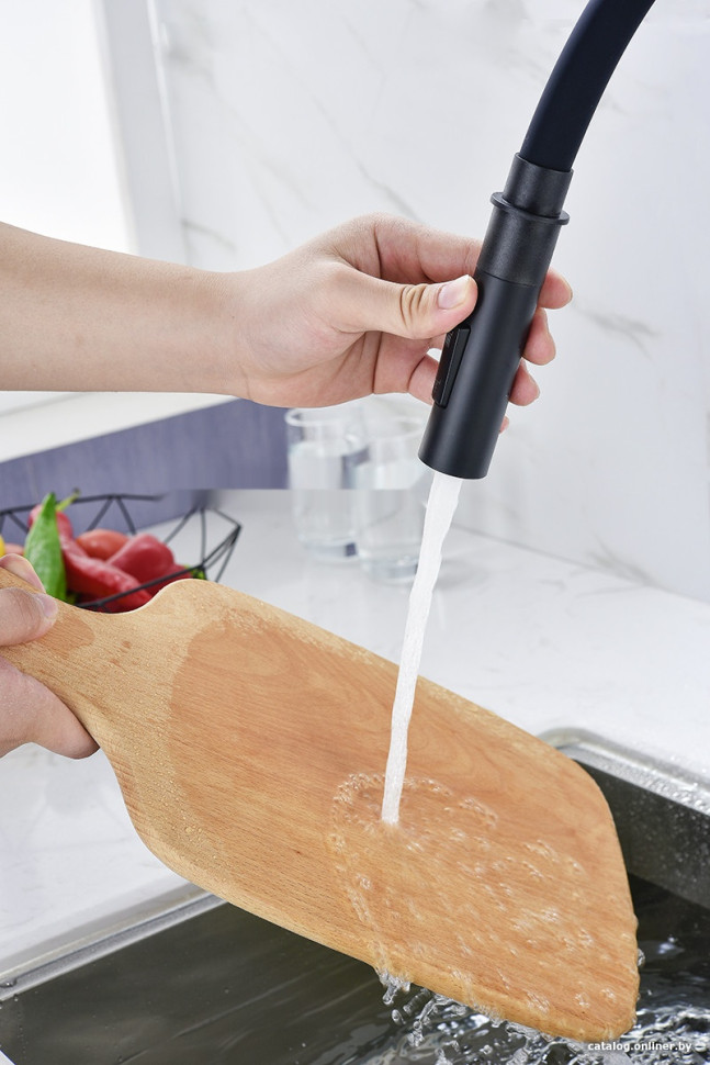 Смеситель Paulmark Halt HA214021-NI (черный/никель) Смеситель Paulmark Halt HA214021-NI (черный/никель)