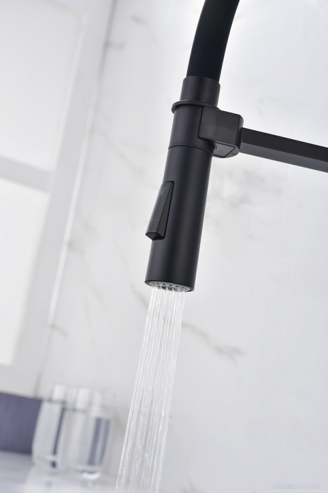 Смеситель Paulmark Halt HA214021-NI (черный/никель) Смеситель Paulmark Halt HA214021-NI (черный/никель)