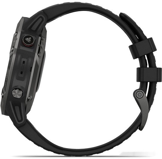 Умные часы Garmin Fenix 6 Sapphire (серый/черный)