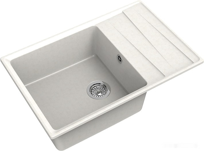 Кухонная мойка GranFest GF-LV-760L (белый)