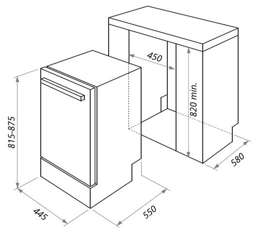 Посудомоечная машина Maunfeld MLP-08IMR