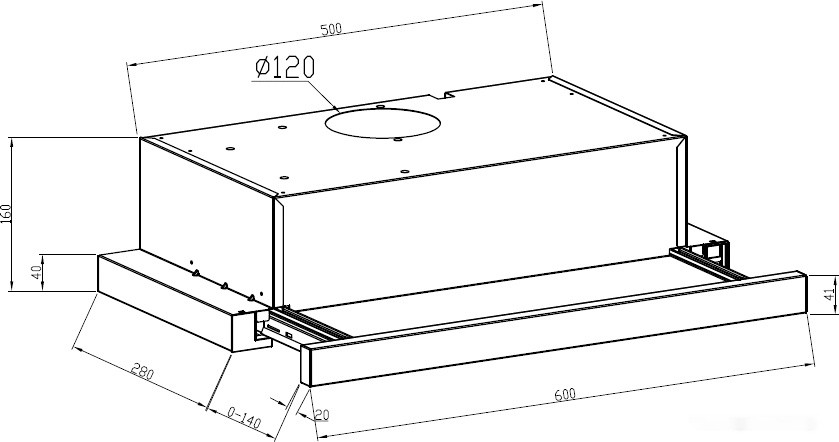 Вытяжка LEX Hubble 2М 600 (белый) Вытяжка LEX Hubble 2М 600 (белый)