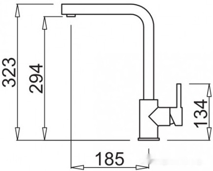Смеситель Elleci Trail G43 Tortora Смеситель Elleci Trail G43 Tortora