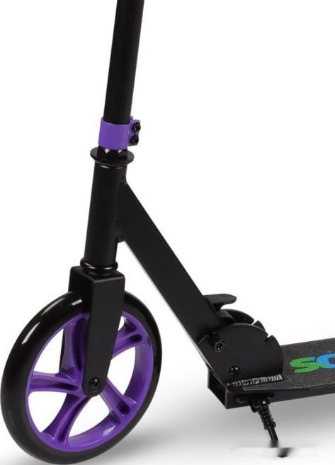 Самокат Indigo Vamos IN054 (черный/фиолетовый) Самокат Indigo Vamos IN054 (черный/фиолетовый)