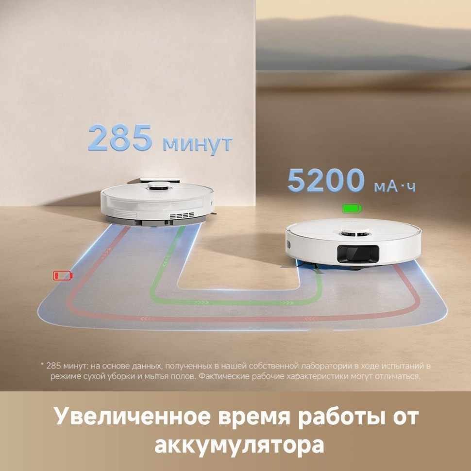 Робот-пылесос Dreame Robot Vacuum D20 White RLD35GA (евровилка, белый)