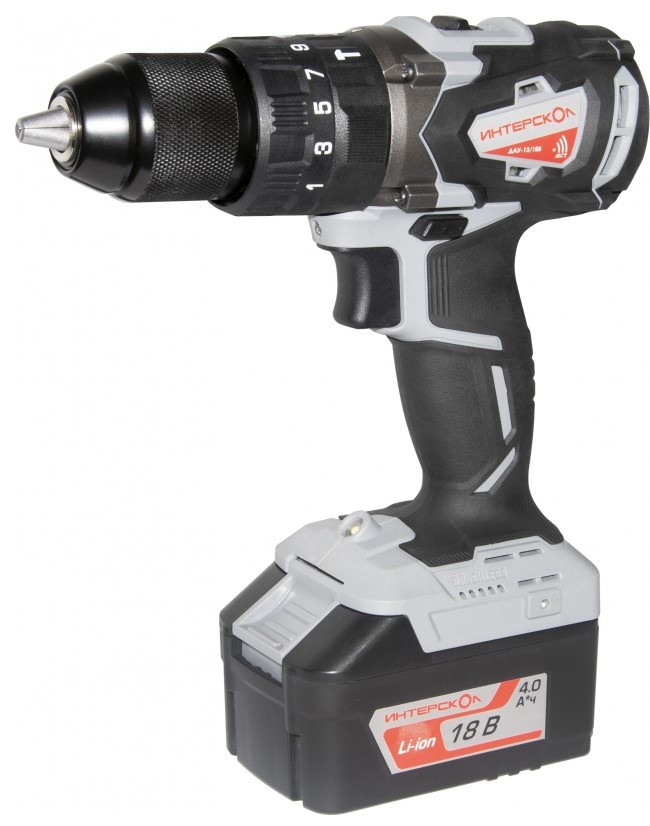 Аккумуляторная дрель-шуруповерт Интерскол ДАУ-13/18В 80 (786.4.1.70)