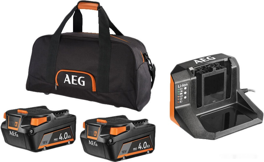 Аккумулятор для инструмента AEG Powertools SETLL1840SLK1 4935479809 (2x18В/4 Ah + 18В, сумка)