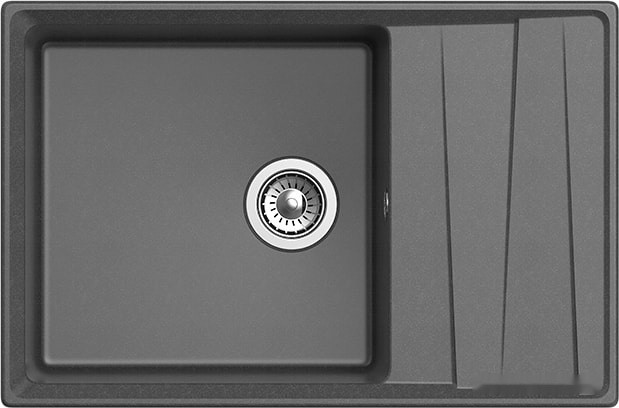 Кухонная мойка GranFest GF-LV-760L (графит) Кухонная мойка GranFest GF-LV-760L (графит)