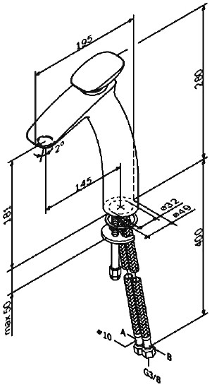 Смеситель Am.Pm Spirit V2.0 F70A92000 для раковины Смеситель Am.Pm Spirit V2.0 F70A92000 для раковины