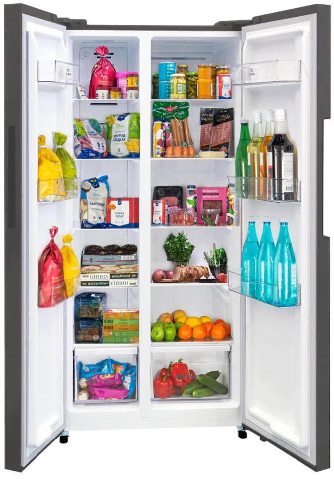 Холодильник с морозильником LEX LSB520STGID