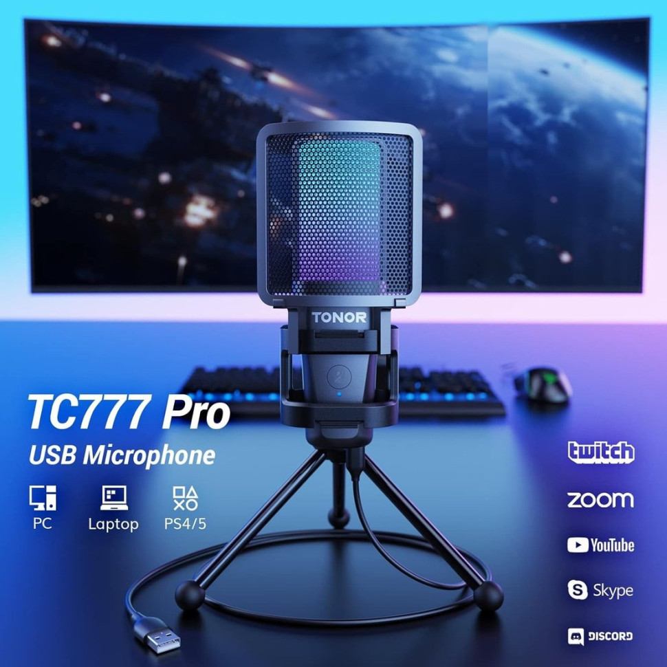 Проводной микрофон Tonor TC-777 Pro Проводной микрофон Tonor TC-777 Pro