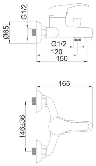 Смеситель Rubineta Star P-10 Смеситель Rubineta Star P-10