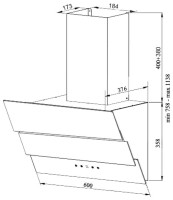 Вытяжка Grand Porto 60 BK