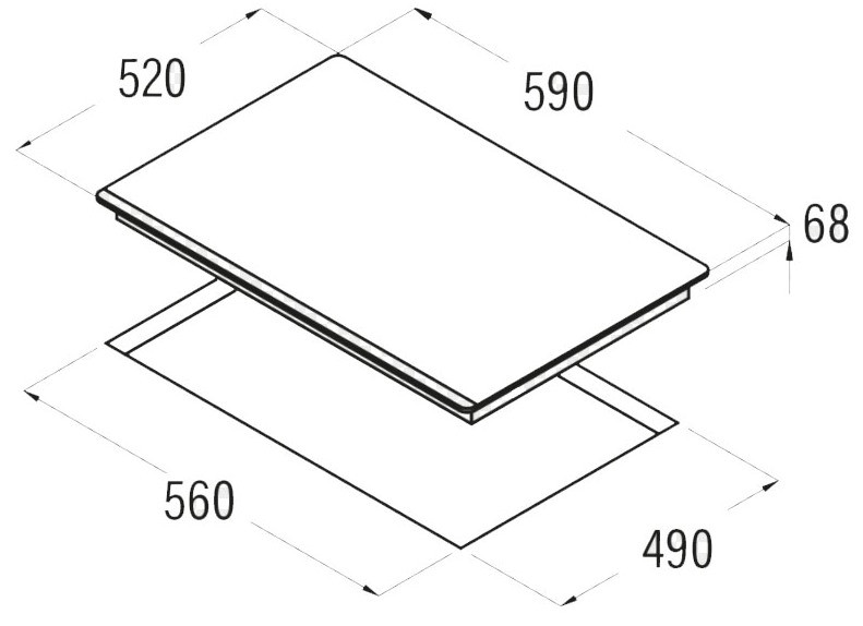 Варочная панель CATA IF 6002 BK