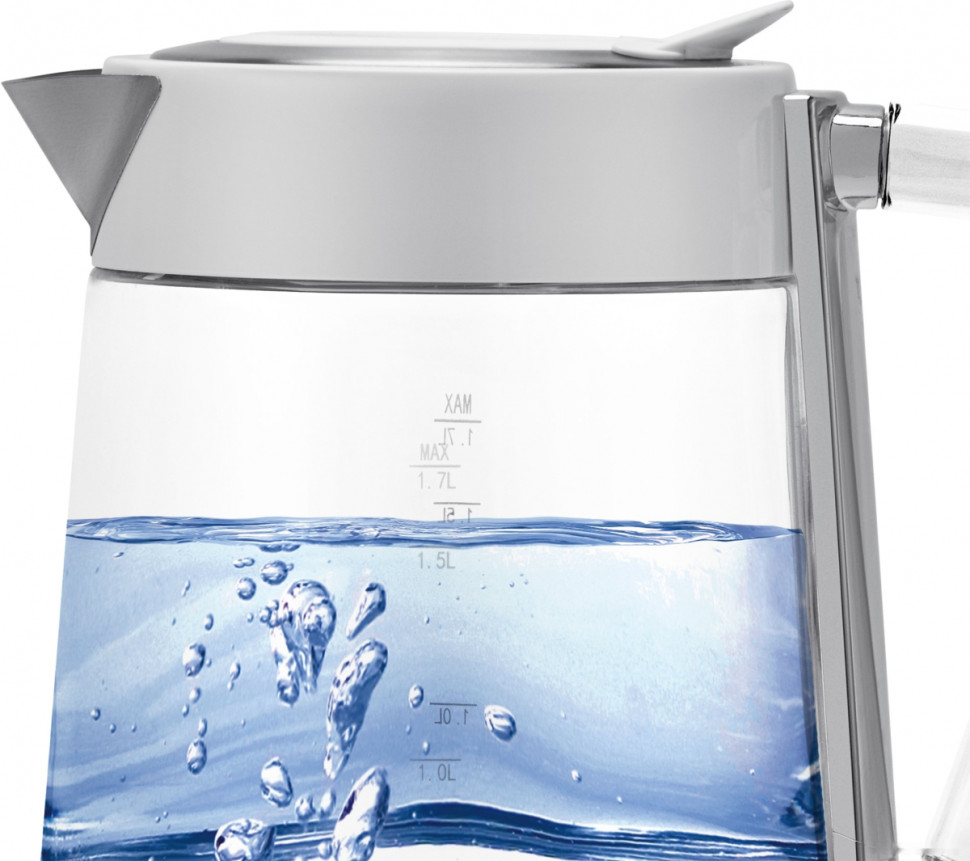 Электрический чайник Polaris PWK 1715CGL Water Way Pro (белый) Электрический чайник Polaris PWK 1715CGL Water Way Pro (белый)