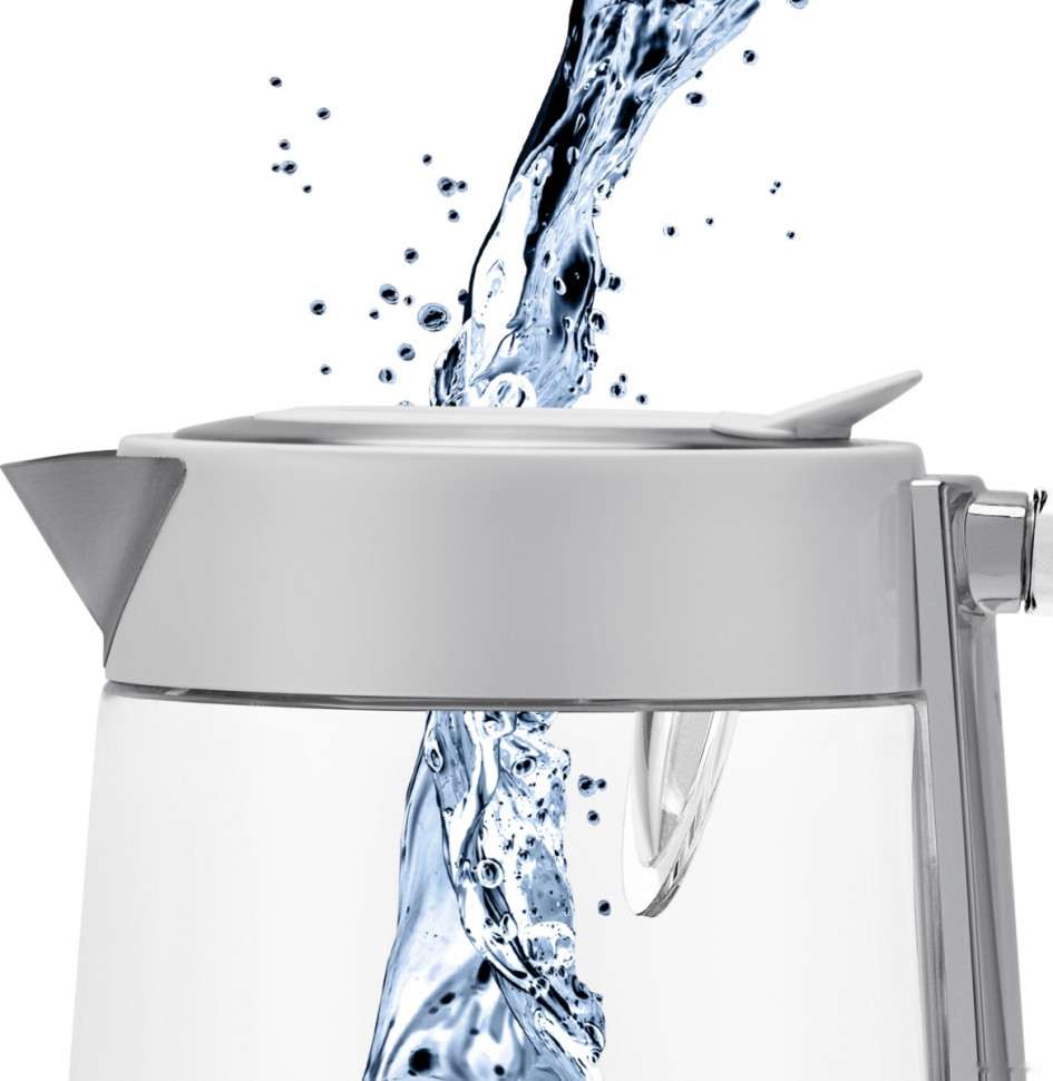 Электрический чайник Polaris PWK 1715CGL Water Way Pro (белый) Электрический чайник Polaris PWK 1715CGL Water Way Pro (белый)