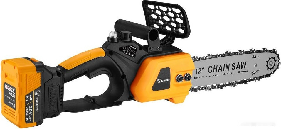 Аккумуляторная пила Deko DKCHS 20 083-2001 (с 2-мя АКБ, кейс) Аккумуляторная пила Deko DKCHS 20 083-2001 (с 2-мя АКБ, кейс)