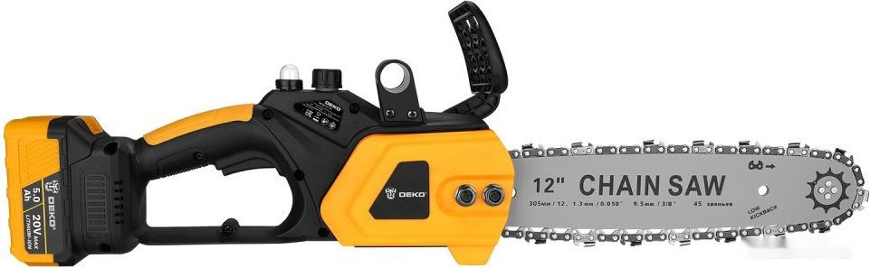 Аккумуляторная пила Deko DKCHS 20 083-2001 (с 2-мя АКБ, кейс) Аккумуляторная пила Deko DKCHS 20 083-2001 (с 2-мя АКБ, кейс)