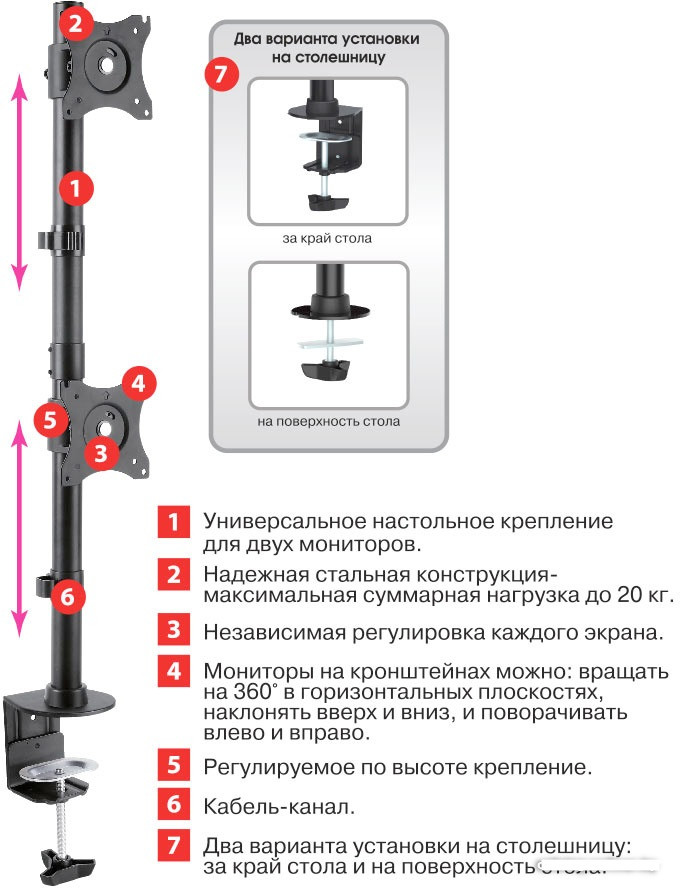 Кронштейн Arm Media LCD-T43 Кронштейн Arm Media LCD-T43