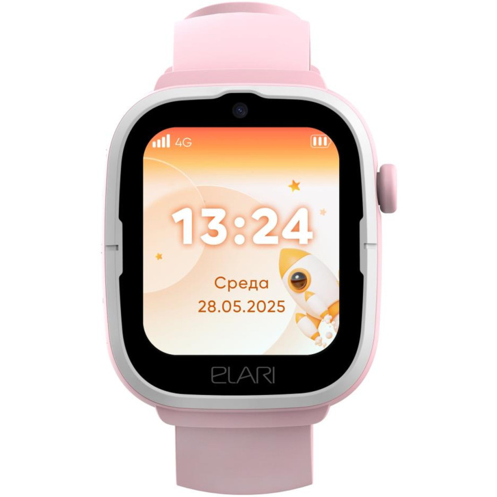 Детские умные часы Elari KidPhone 4G Go (розовый)