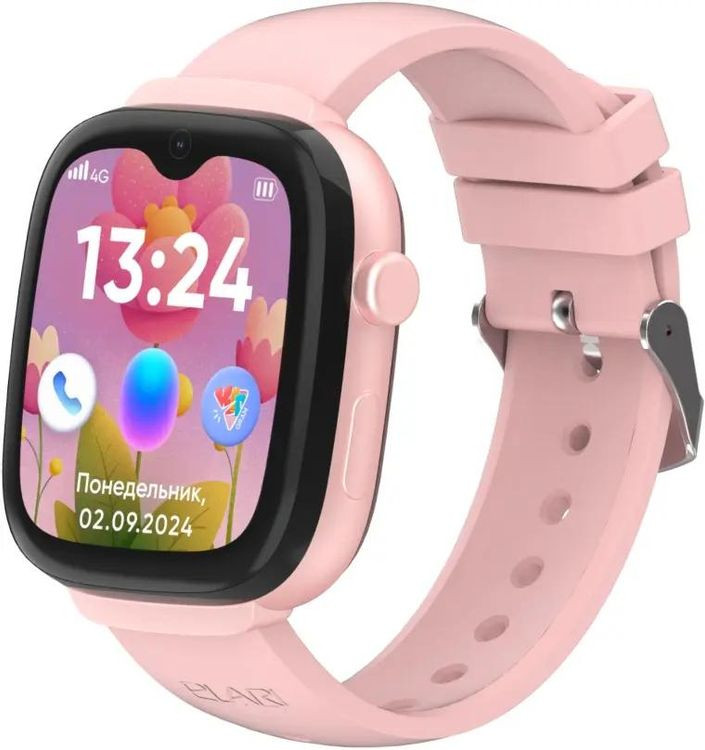 Детские умные часы Elari KidPhone 4G Go (розовый)