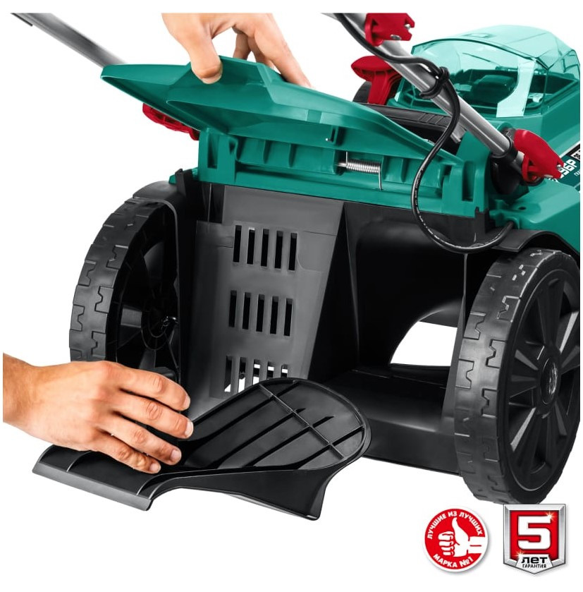 Аккумуляторная газонокосилка ЗУБР ГКЛ-3736 Аккумуляторная газонокосилка ЗУБР ГКЛ-3736