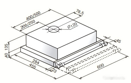 Вытяжка Teka Country LS 60 Beige/Brass