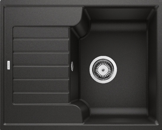 Кухонная мойка Blanco Zia 45S Compact Silgranit PuraDur (Black)