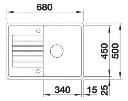 Кухонная мойка Blanco Zia 45S Compact Silgranit PuraDur (Black) Кухонная мойка Blanco Zia 45S Compact Silgranit PuraDur (Black)
