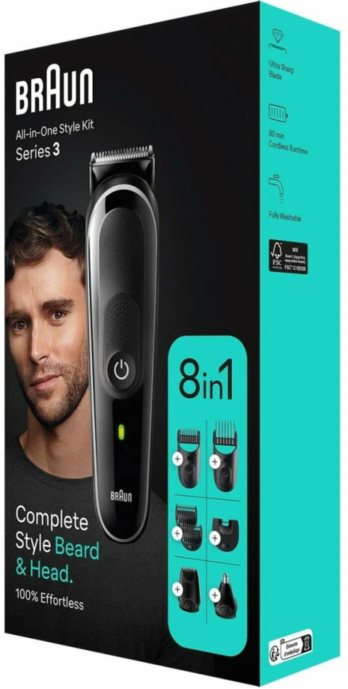 Машинка для стрижки волос Braun MGK3440 Машинка для стрижки волос Braun MGK3440