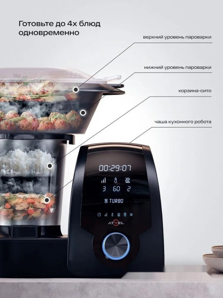 Кухонный комбайн Atvel KitchenBot H 42201 Кухонный комбайн Atvel KitchenBot H 42201