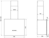 Вытяжка Elikor Метеорит 60П-700-Э4Д 192315 (белый)