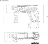 Перфоратор Metabo KH 18 LTX 24 T0523 (с 1-им АКБ)