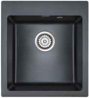 Кухонная мойка Paulmark Zemar PM104651-BLM черный металлик