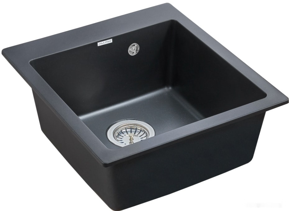 Кухонная мойка Paulmark Zemar PM104651-BLM черный металлик Кухонная мойка Paulmark Zemar PM104651-BLM черный металлик