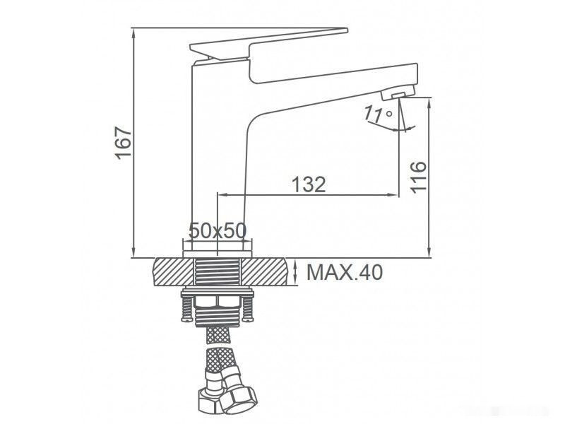 Смеситель Ledeme L1078U Смеситель Ledeme L1078U