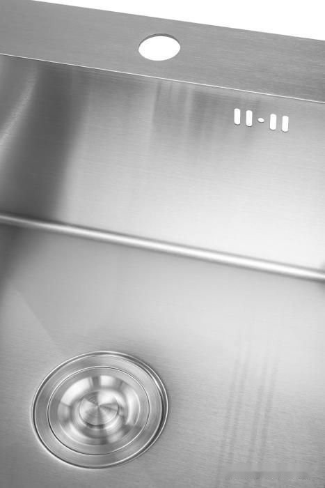 Кухонная мойка Saniteco 4848 (с сифоном, дозатором и коландером) Кухонная мойка Saniteco 4848 (с сифоном, дозатором и коландером)