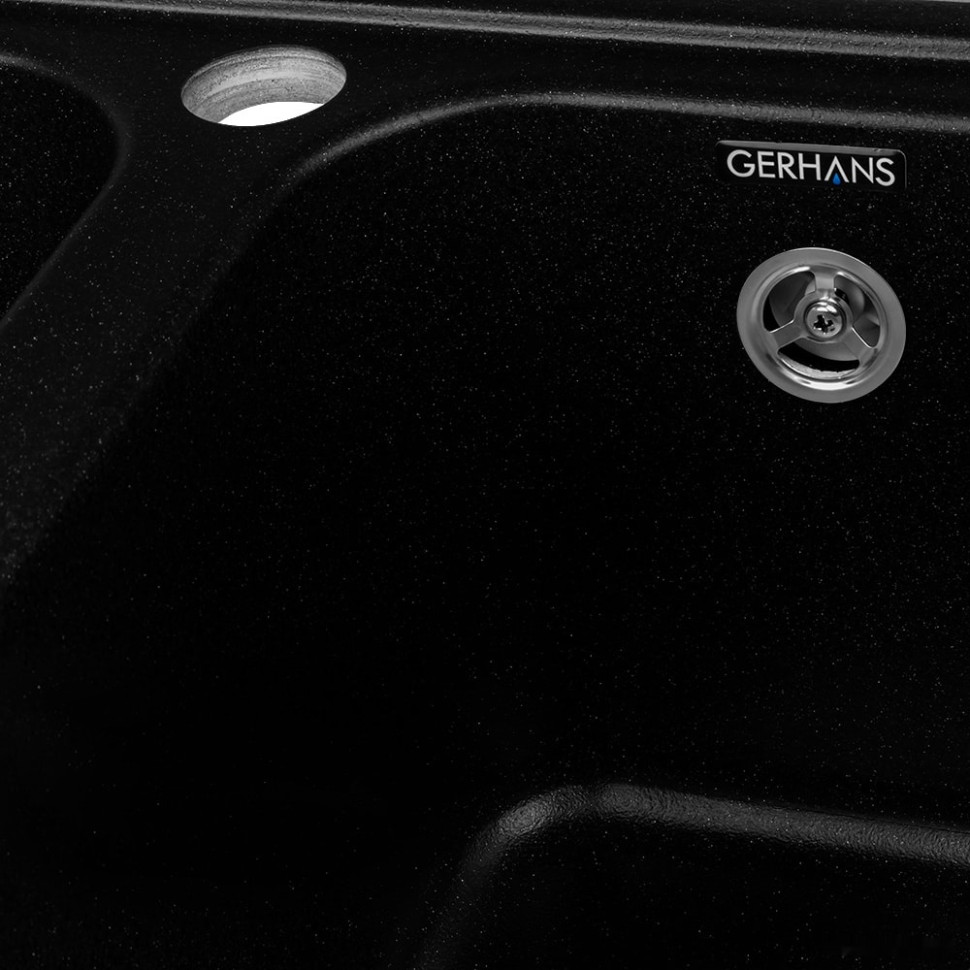 Кухонная мойка Gerhans C02 (оникс)