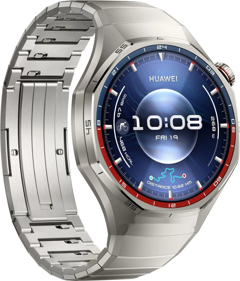 Умные часы Huawei Watch GT 6 Pro 46 мм (серебристый, с серебристым браслетом, международная версия)