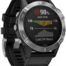 Умные часы Garmin Fenix 6 Solar 47 мм (серебристый/черный)