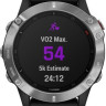 Умные часы Garmin Fenix 6 Solar 47 мм (серебристый/черный)