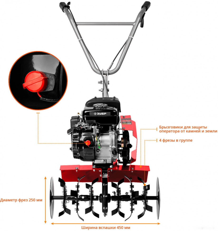 Мотокультиватор ЗУБР МКТ-150 Мотокультиватор ЗУБР МКТ-150