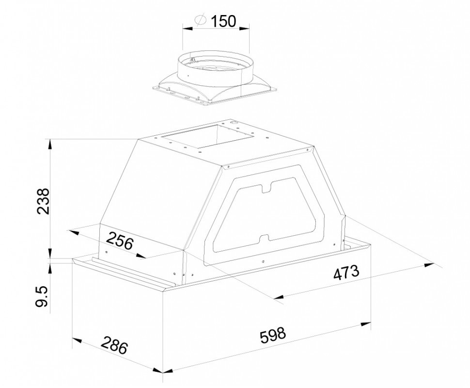 Воздухоочиститель Grand Corsa 60 нерж.сталь