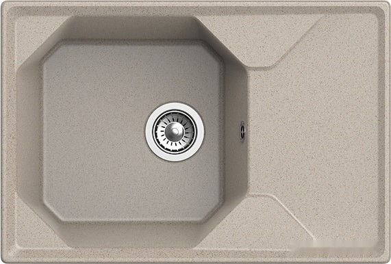 Кухонная мойка GranFest GF-U-740L (песочный)