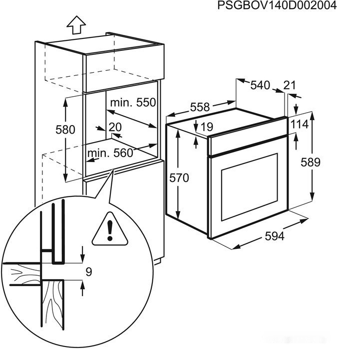 Духовой шкаф Electrolux OEF5C50X Духовой шкаф Electrolux OEF5C50X