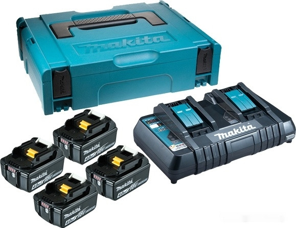 Аккумулятор для инструмента Makita BL1850B + DC18RD (18В/5.0 а*ч + 18В)