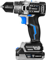 Дрель-шуруповерт Deko Sharker 063-4037 (с 1-им АКБ)