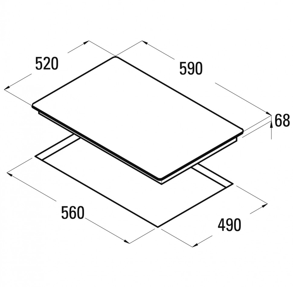 Варочная панель CATA ISB 603 WH 08001001 Варочная панель CATA ISB 603 WH 08001001