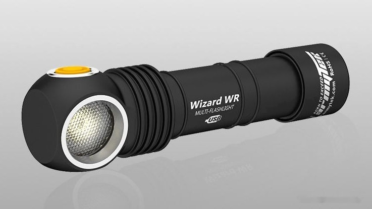 Фонарь Armytek Wizard WR Magnet USB (красно-белый)